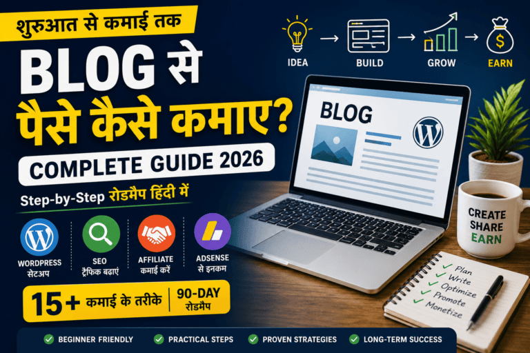 Blog से पैसे कैसे कमाएं? (Complete Guide 2026)
