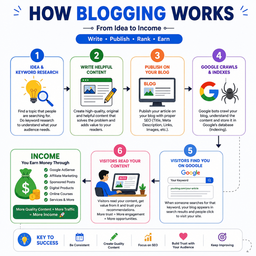 Blogging कैसे काम करती है?