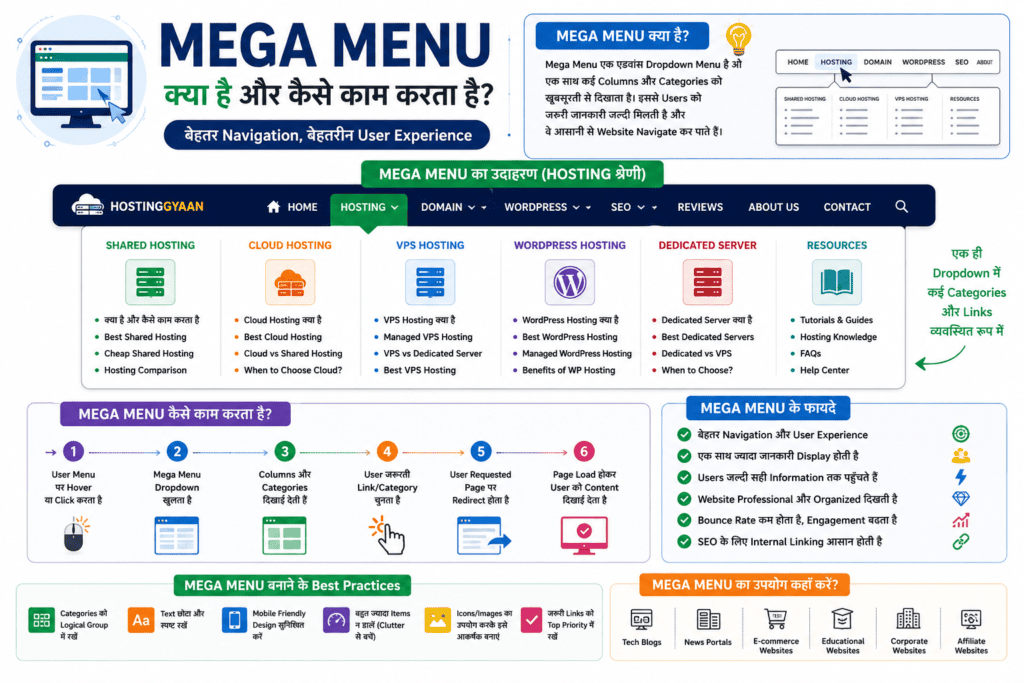 Mega Menu क्या होता है?